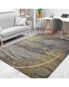 Tapis ALVORA gris, or