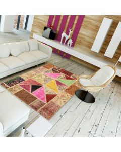 Tapis FM SCANDATRI PATCHWORK 1A2T multicolore