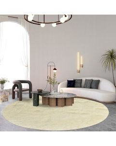 Tapis rond ZERDAL ROND blanc