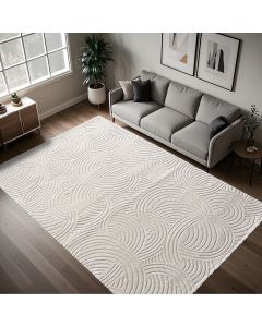 Tapis SPIRA crème