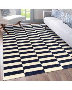 Tapis DANYO crème, bleu