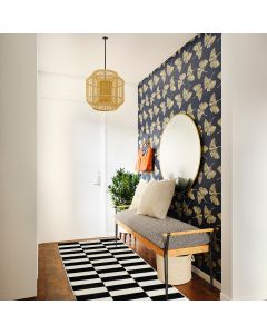 Tapis de couloir DANYO crème, noir