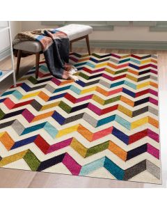 Tapis CHEVRON BOUTIK multicolore