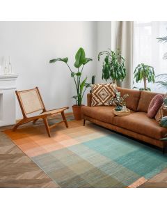 Tapis CONTENT KM orange, turquoise