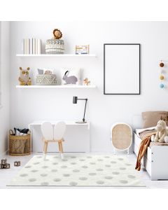 Tapis CONTON RONDA blanc