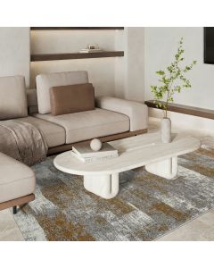 Tapis KARI gris, orange