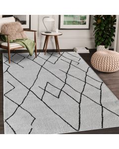 Tapis NALADON crème, noir