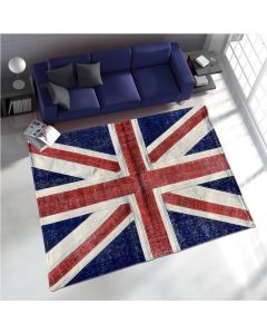 Tapis UNION JACK PATCHWORK 1A2T rouge
