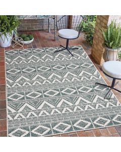 Tapis AF SKIO REVERSIBLE vert, crème