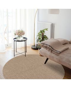 Tapis rond JUTE ART 4 beige 