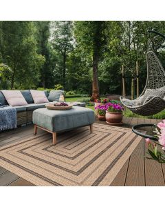 Tapis JUTE ART 5 beige, noir 