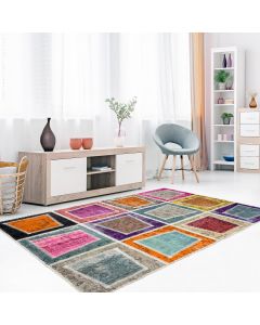 Tapis MIDOU PATCHWORK 1A2T multicolore