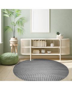 Tapis NAO rond gris