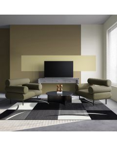 Tapis DIAMOND COMMA gris