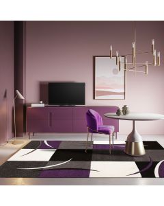 Tapis DIAMOND COMMA violet