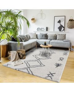 Tapis SG EXTRA EXTRA DOUX 3 crème, gris foncé