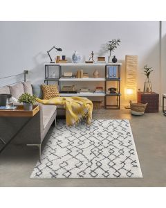 Tapis SG EXTRA EXTRA DOUX 4 crème, gris foncé