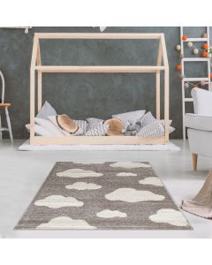 Tapis TUMAN taupe, crème