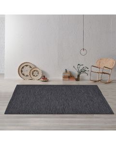 Tapis UNI CHINÉ 100% BIO gris