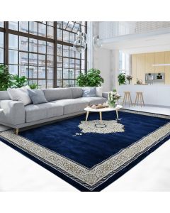 Tapis JARI bleu, or