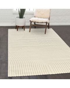 Tapis YUKA crème