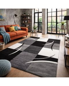 Tapis DIAMOND COMMA gris