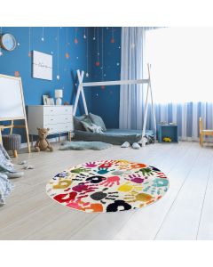 Tapis rond HANDI BOUTIK multicolore