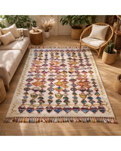 Tapis BERBER TRIBAL MK 01 multicolore