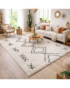 Tapis SG EXTRA EXTRA DOUX 3 crème, gris foncé