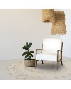 Tapis rond ESPRIT écru 