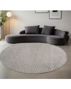 Tapis NAO rond taupe