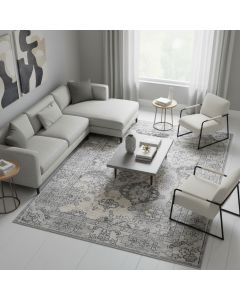 Tapis NOURA gris, beige 