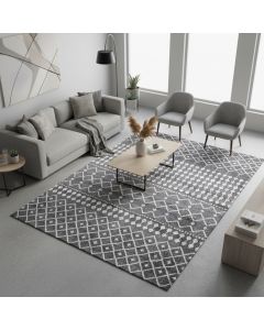 Tapis ELMA gris, crème