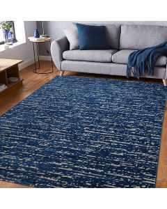 Tapis ZIRAN bleu, beige