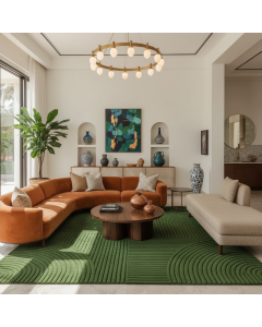 Tapis moderne YUKA vert