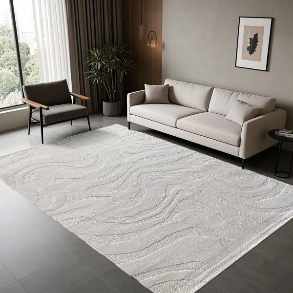 Tapis MODULO crème