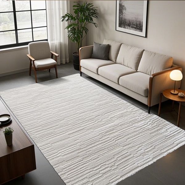 Tapis STRATO crème