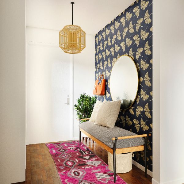 Tapis BOUJAAD 107 Rose, Gris, Beige