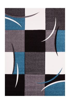 Tapis DIAMOND COMMA bleu