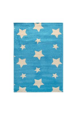 Tapis BULJI turquoise, crème