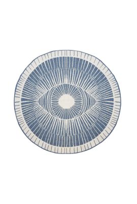 Tapis EXT COSMIC REVERSIBLE bleu, crème