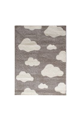 Tapis TUMAN taupe, crème