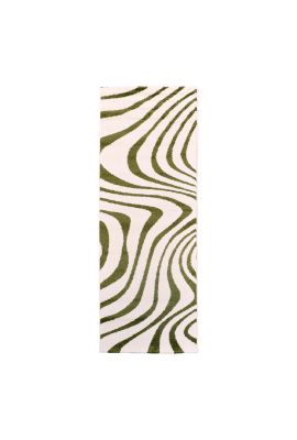 Tapis de couloir VAGGY vert, crème