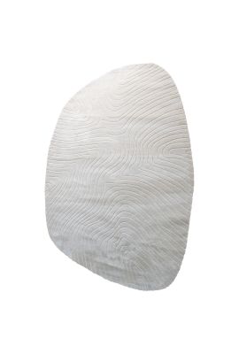 Tapis moderne MENHIR blanc