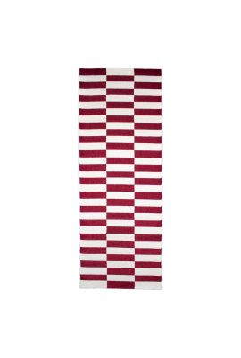 Tapis de couloir DANYO crème, bordeaux