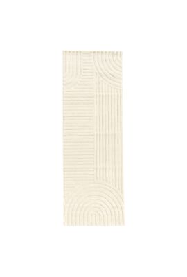 Tapis de couloir YUKA crème