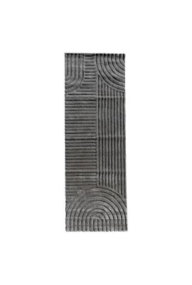 Tapis de couloir YUKA gris