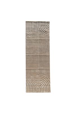 Tapis de couloir YUKA taupe
