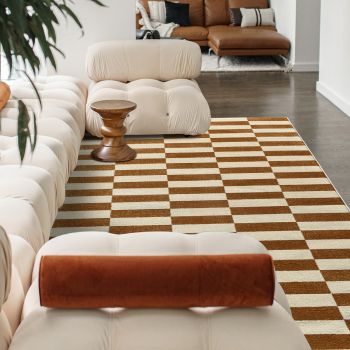 Tapis DANYO crème, camel