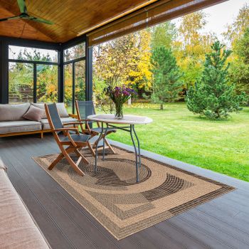 Tapis JUTE ART 7 beige, noir
